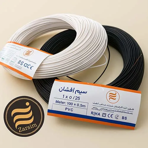 Zarsim 0.25 mm² copper wire · 100 m roll